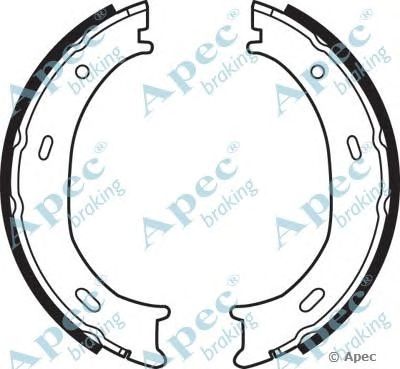 APEC BRAKING shu617 -  Комплект тормозных колодок